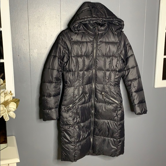 MICHAEL KORS BLACK COAT SIZE XS - Picture 3 of 11